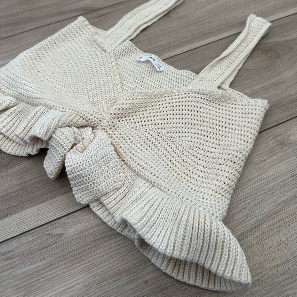Mango Knitted Cropped Top - Picture 3 of 5